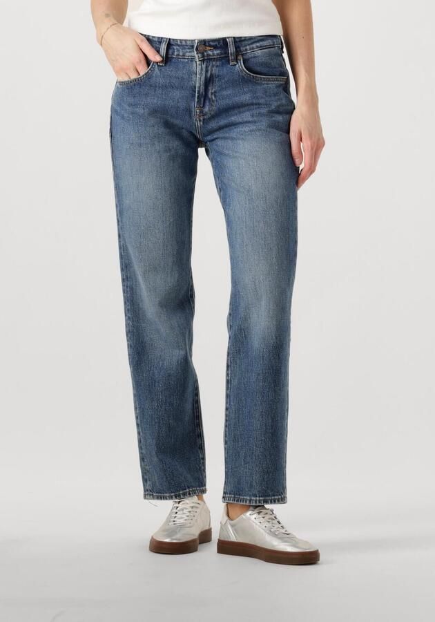 7 FOR ALL MANKIND Dames Jeans Calie Straight Jasper Blauw - Foto 4