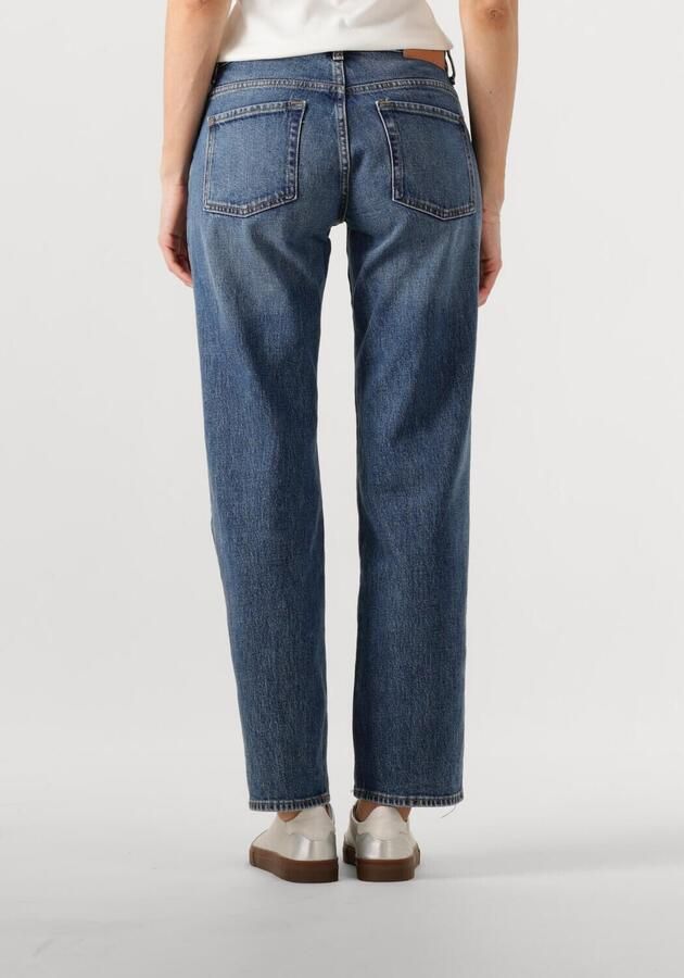 7 FOR ALL MANKIND Dames Jeans Calie Straight Jasper Blauw