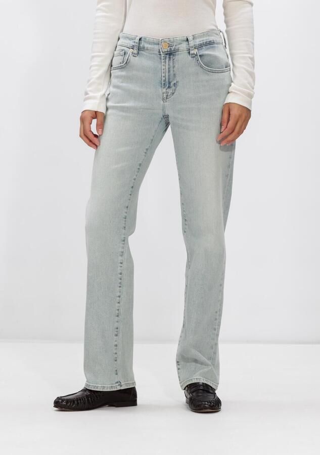 7 FOR ALL MANKIND Dames Jeans Calie Straight Lichtblauw