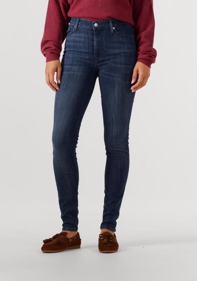 7 FOR ALL MANKIND Dames Jeans High Waist Skinny Blauw - Foto 4