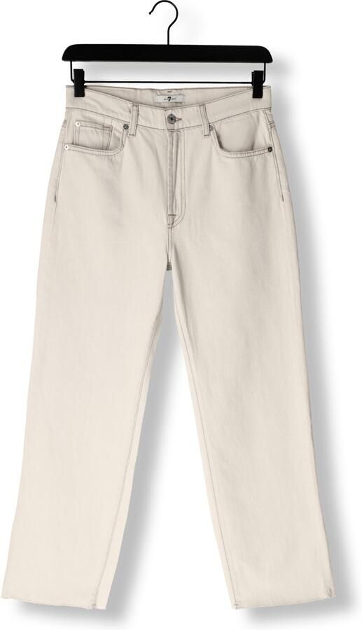 7 FOR ALL MANKIND Dames Jeans Logan Stovepipe Icy Bay With Raw Cut Lichtblauw - Foto 3