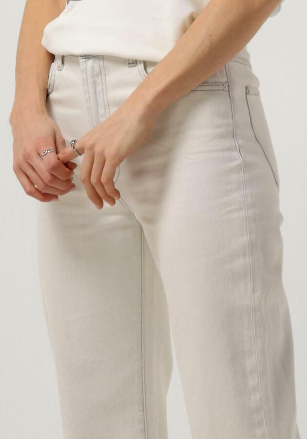 7 FOR ALL MANKIND Dames Jeans Logan Stovepipe Icy Bay With Raw Cut Lichtblauw - Foto 2