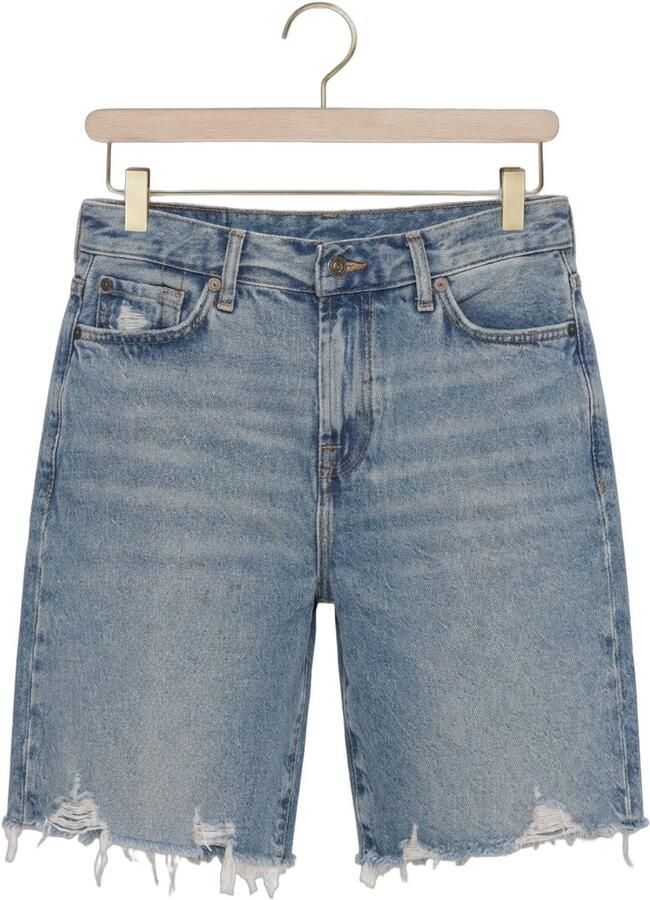 7 FOR ALL MANKIND Dames Jeans Lola Shorts Wave Lichtblauw - Foto 2