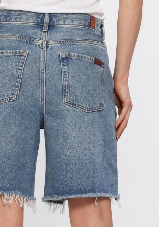 7 FOR ALL MANKIND Dames Jeans Lola Shorts Wave Lichtblauw - Foto 4