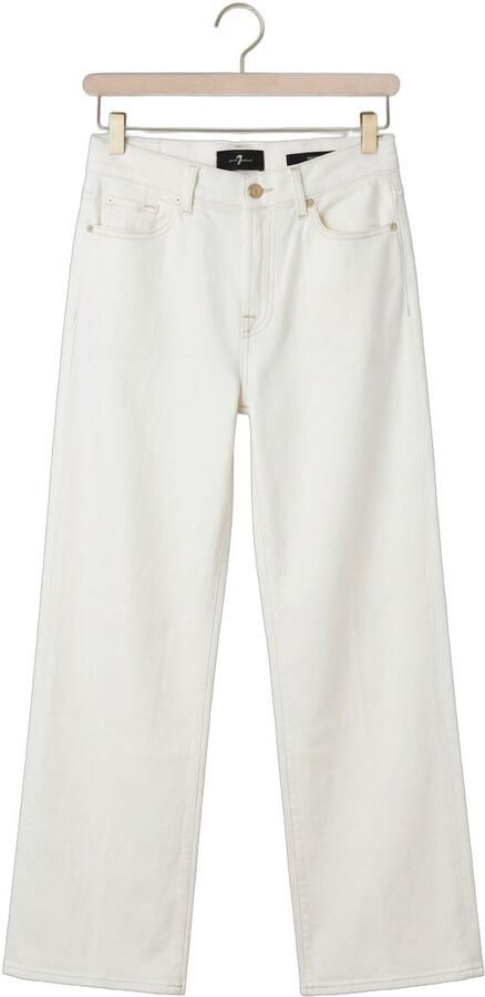 7 FOR ALL MANKIND Dames Jeans Lotta Sugar Ecru
