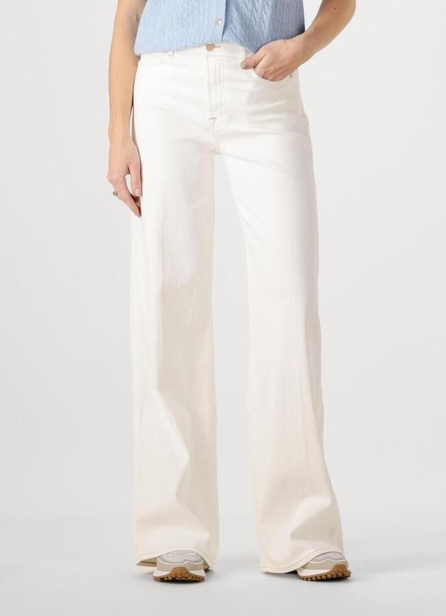 7 For All Mankind Witte Wide Leg Jeans Lotta Sugar White Dames - Foto 4