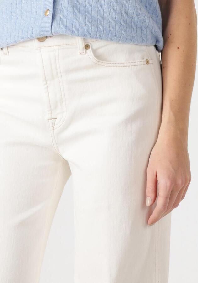 7 For All Mankind Witte Wide Leg Jeans Lotta Sugar White Dames - Foto 2