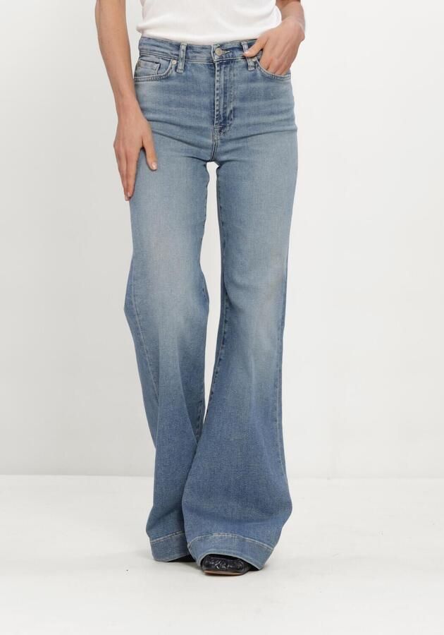 7 FOR ALL MANKIND Dames Jeans Modern Dojo Aquashade Lichtblauw