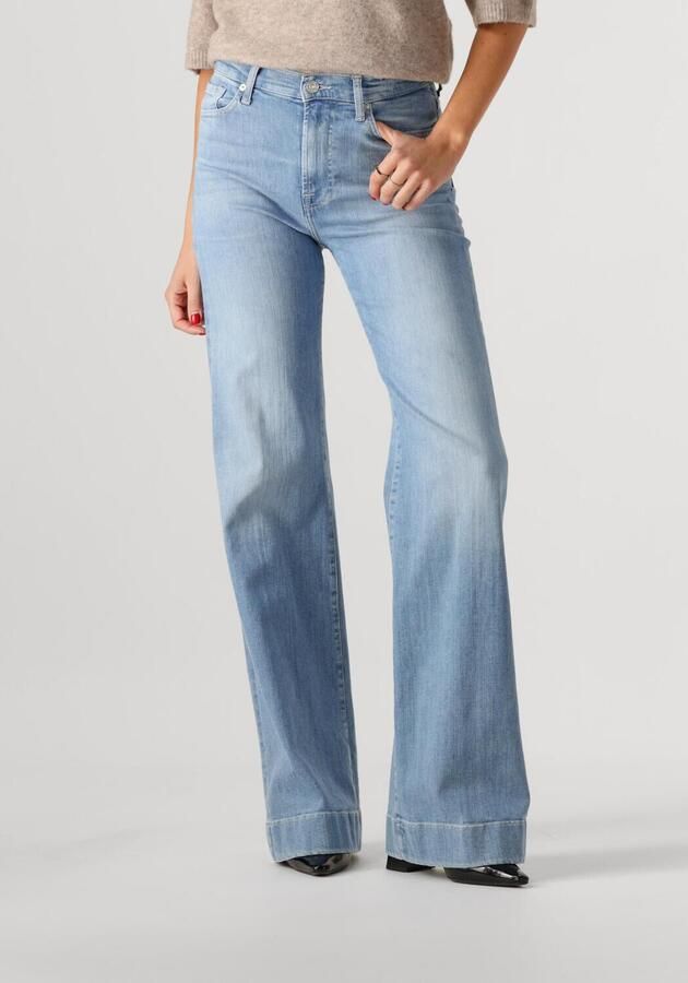 7 FOR ALL MANKIND Dames Jeans Modern Dojo Bloom Lichtblauw - Foto 4