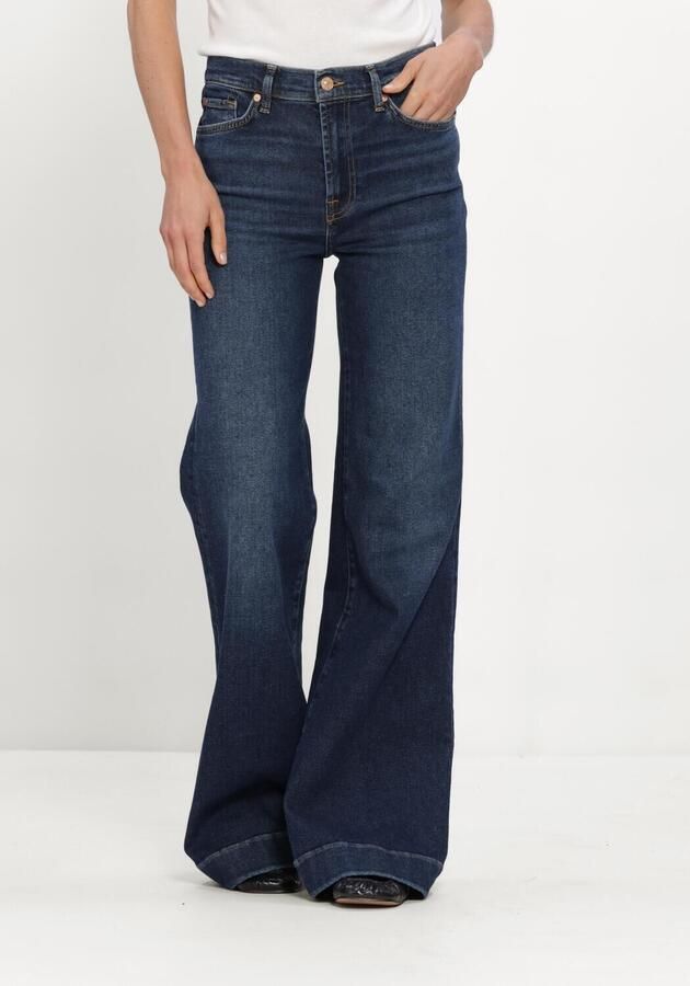 7 FOR ALL MANKIND Dames Jeans Modern Dojo Blue Vibe Donkerblauw