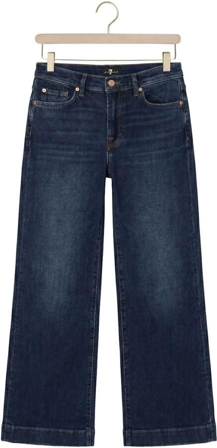 7 FOR ALL MANKIND Dames Jeans Modern Dojo Blue Vibe Donkerblauw - Foto 4