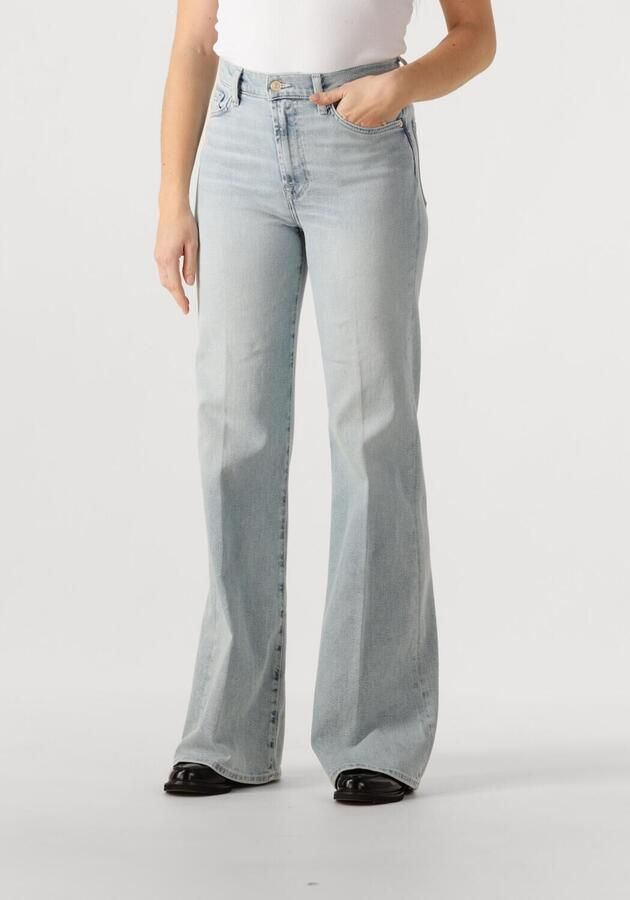 7 FOR ALL MANKIND Dames Jeans Modern Dojo Frozen Lichtblauw