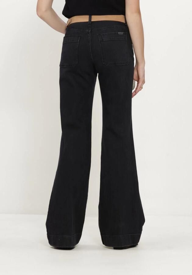 7 FOR ALL MANKIND Dames Jeans Modern Dojo Heavy Rain With Patch Pockets Zwart - Foto 2