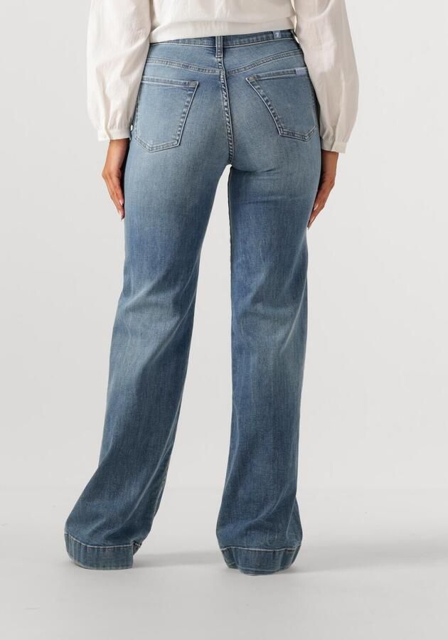 7 FOR ALL MANKIND Dames Jeans Modern Dojo Pine Blauw