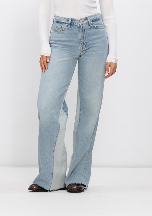 7 FOR ALL MANKIND Dames Jeans Panel Lotta Saebreeze Lichtblauw