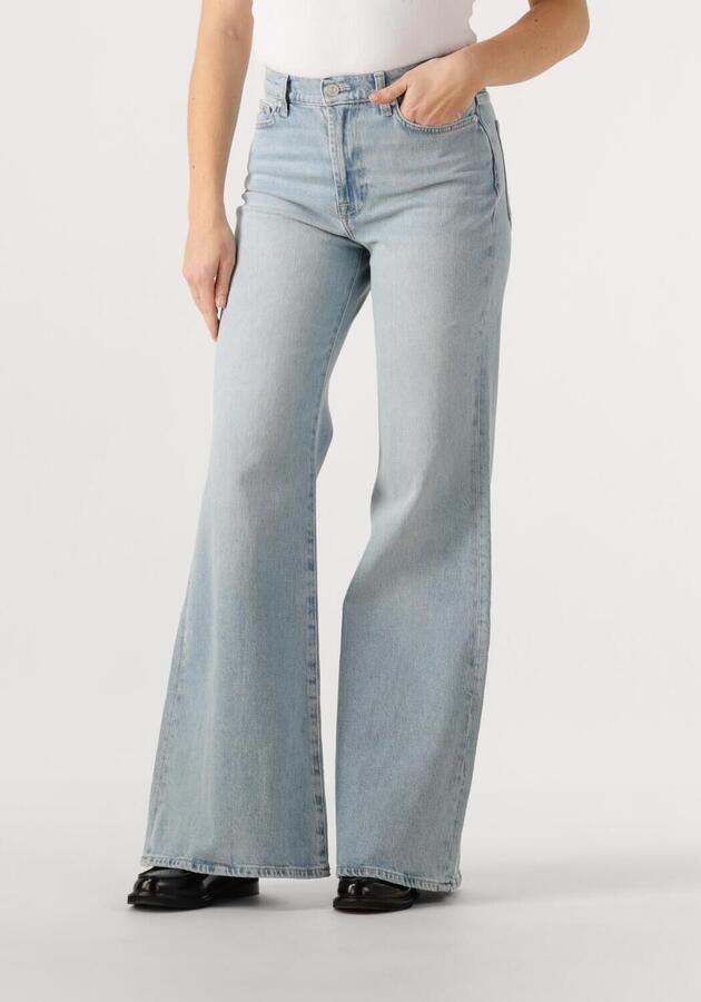 7 FOR ALL MANKIND Dames Jeans Retro Flareseabreeze Lichtblauw