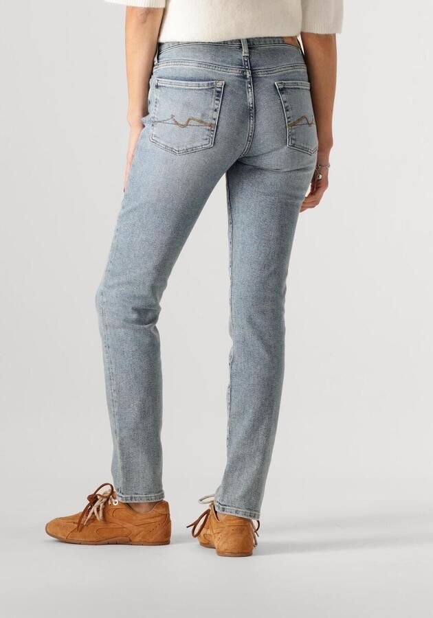 7 FOR ALL MANKIND Dames Jeans Roxanne Amuse Me Blauw