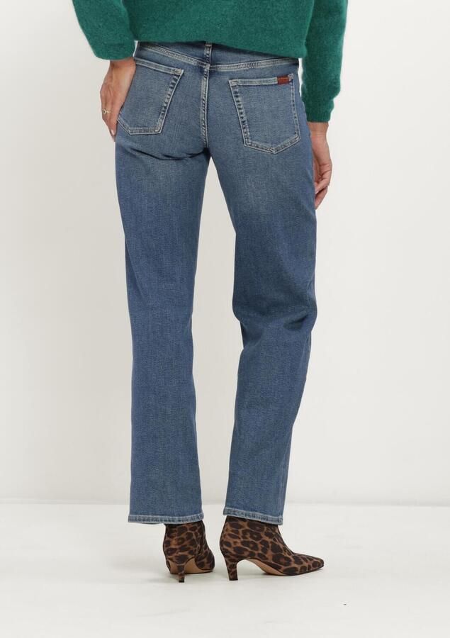 7 FOR ALL MANKIND Dames Jeans Stovepipe Straight Tide Break Blauw - Foto 2