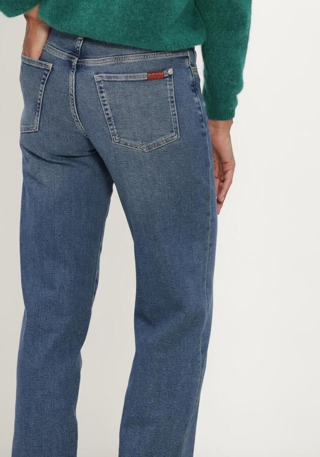7 FOR ALL MANKIND Dames Jeans Stovepipe Straight Tide Break Blauw - Foto 3