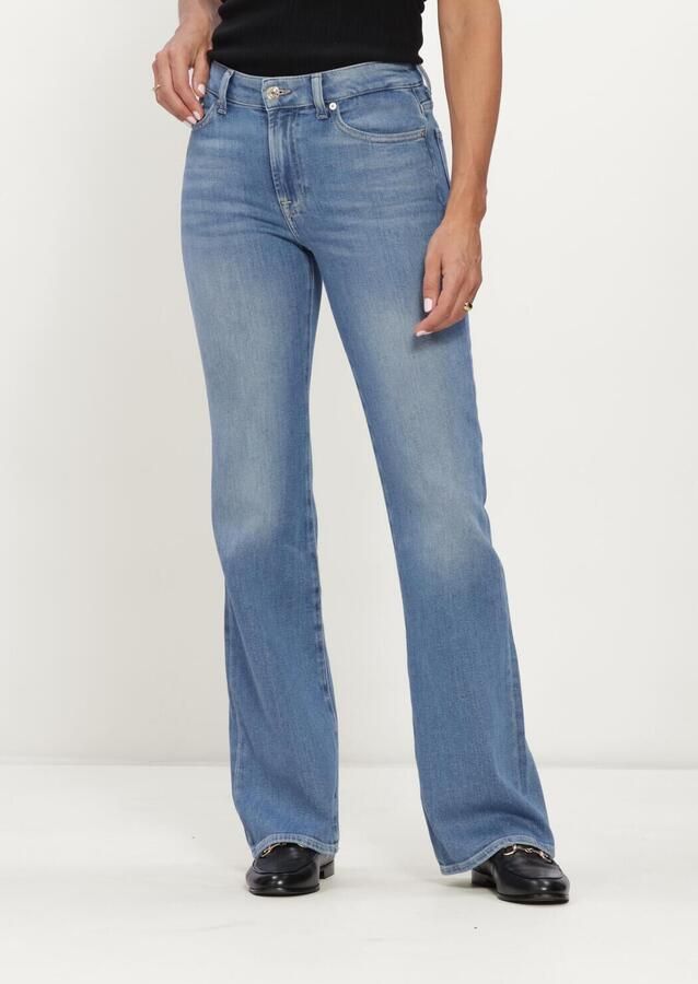 7 FOR ALL MANKIND Dames Jeans The Leggy Bootcut Coastline Blauw