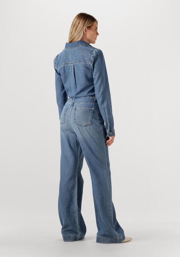 7 FOR ALL MANKIND Dames Jumpsuits Tailored Jumpsuit Hilo Blauw