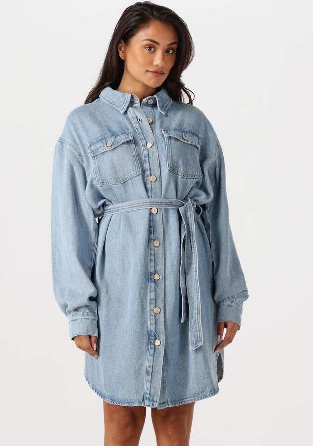 7 For All Mankind Blauwe Overhemdjurk voor Vrouwen Blue Dames - Foto 4