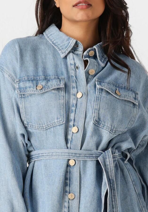 7 For All Mankind Blauwe Overhemdjurk voor Vrouwen Blue Dames