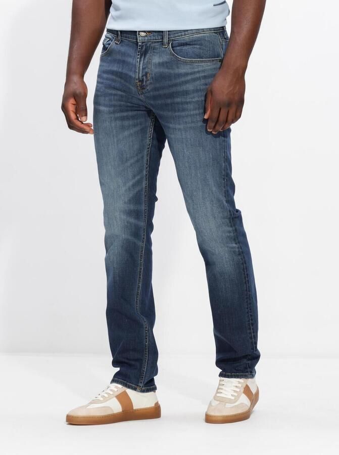 7 FOR ALL MANKIND Heren Jeans Slimmy Blauw