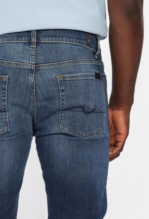 7 FOR ALL MANKIND Heren Jeans Slimmy Blauw - Foto 3