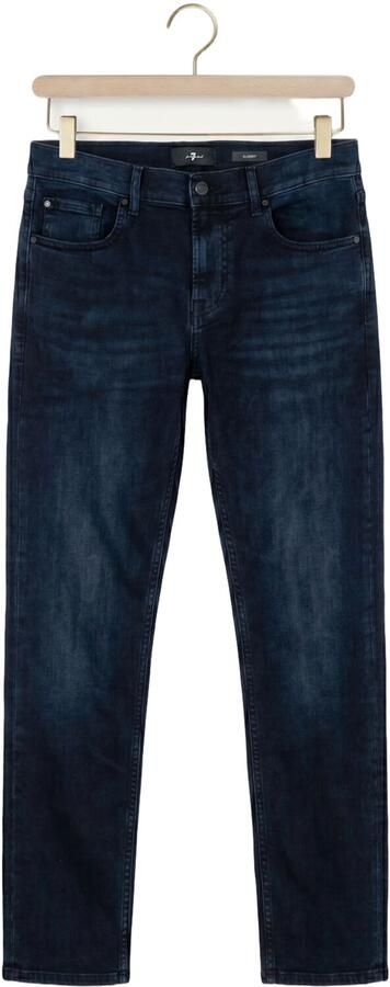 7 FOR ALL MANKIND Heren Jeans Slimmy Low Donkerblauw - Foto 4