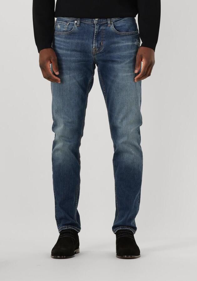 7 FOR ALL MANKIND Heren Jeans Slimmy Tapered Blauw - Foto 4