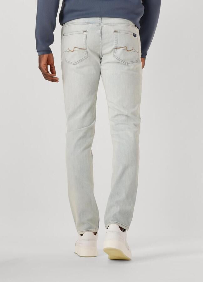 7 FOR ALL MANKIND Heren Jeans Slimmy Tapered Blauw