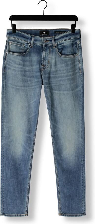 7 For All Mankind Slim Fit Jeans Donkerblauw Blue Heren - Foto 3