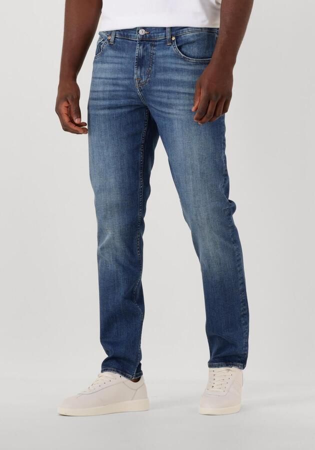 7 FOR ALL MANKIND Heren Jeans Slimmy Tapered Blauw - Foto 4