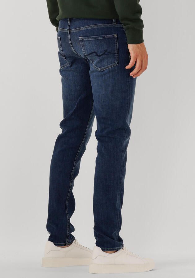 7 FOR ALL MANKIND Heren Jeans Slimmy Tapered Blauw
