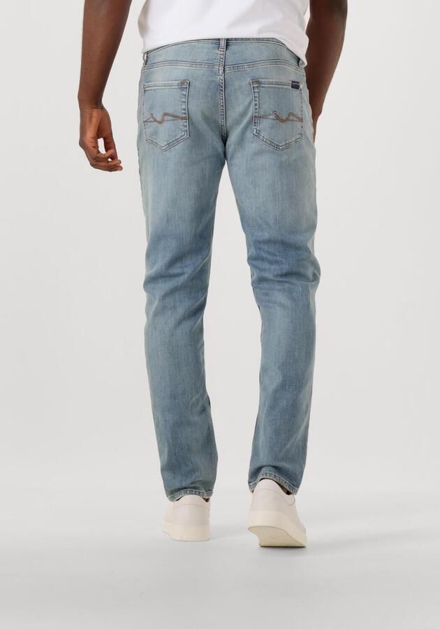 7 FOR ALL MANKIND Heren Jeans Slimmy Tapered Lichtblauw