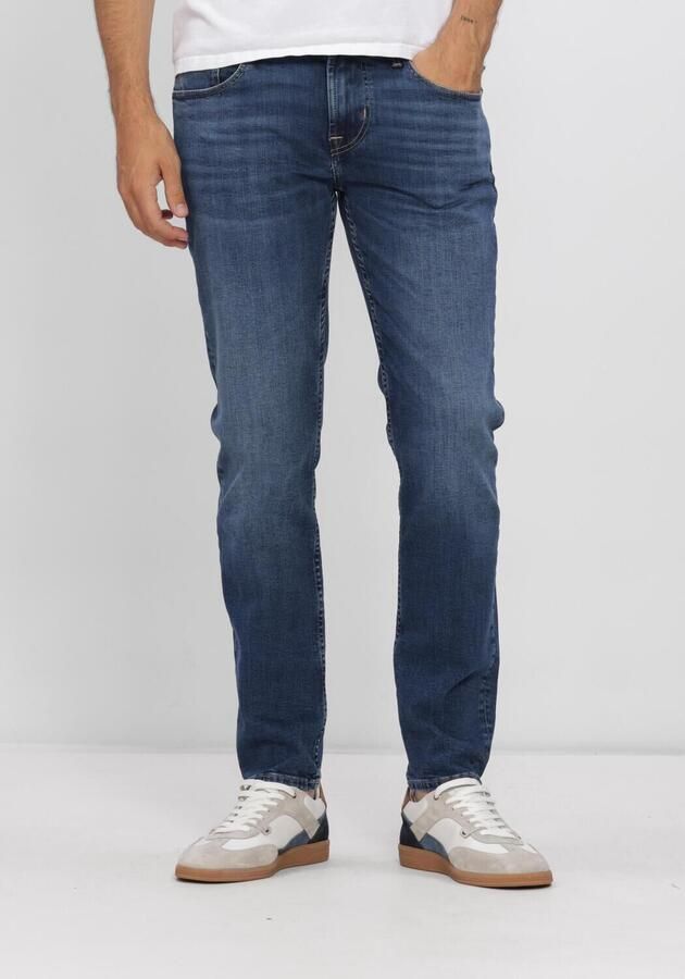7 FOR ALL MANKIND Heren Jeans Slimmy Tapered Signal Blauw