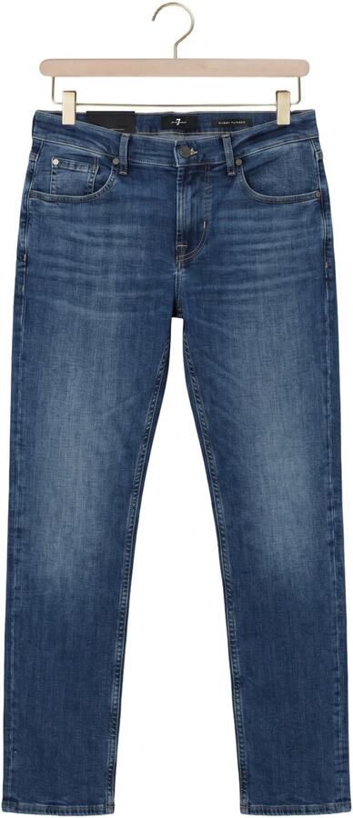 7 FOR ALL MANKIND Heren Jeans Slimmy Tapered Signal Blauw - Foto 4