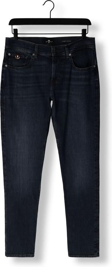 7 FOR ALL MANKIND Heren Jeans Slimmy Tapered Special Editon Stretch Tek Comma Donkerblauw - Foto 2