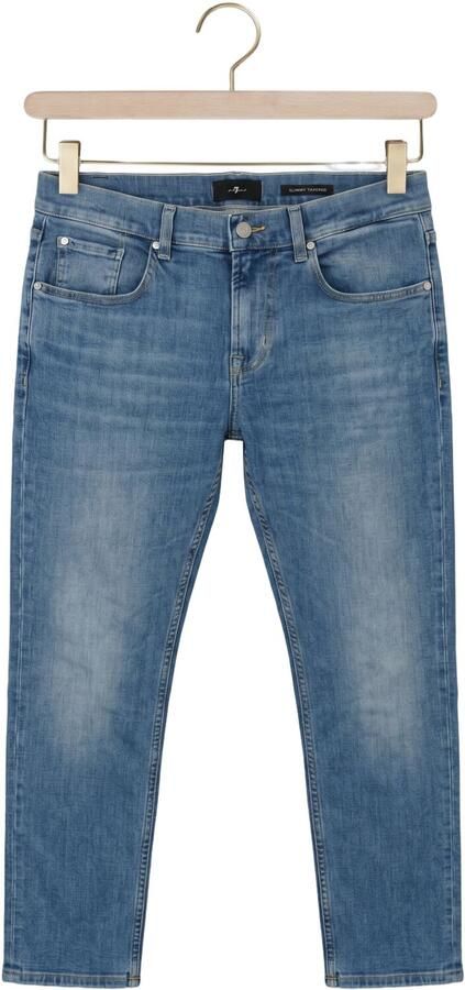 7 FOR ALL MANKIND Heren Jeans Slimmy Tapered Wavefrom Lichtblauw - Foto 4