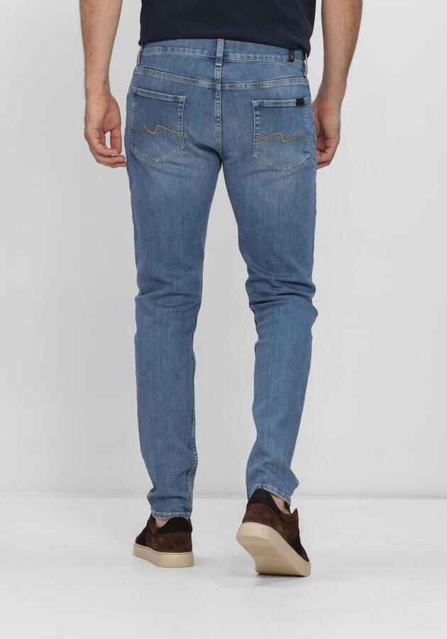 7 FOR ALL MANKIND Heren Jeans Slimmy Tapered Wavefrom Lichtblauw - Foto 2