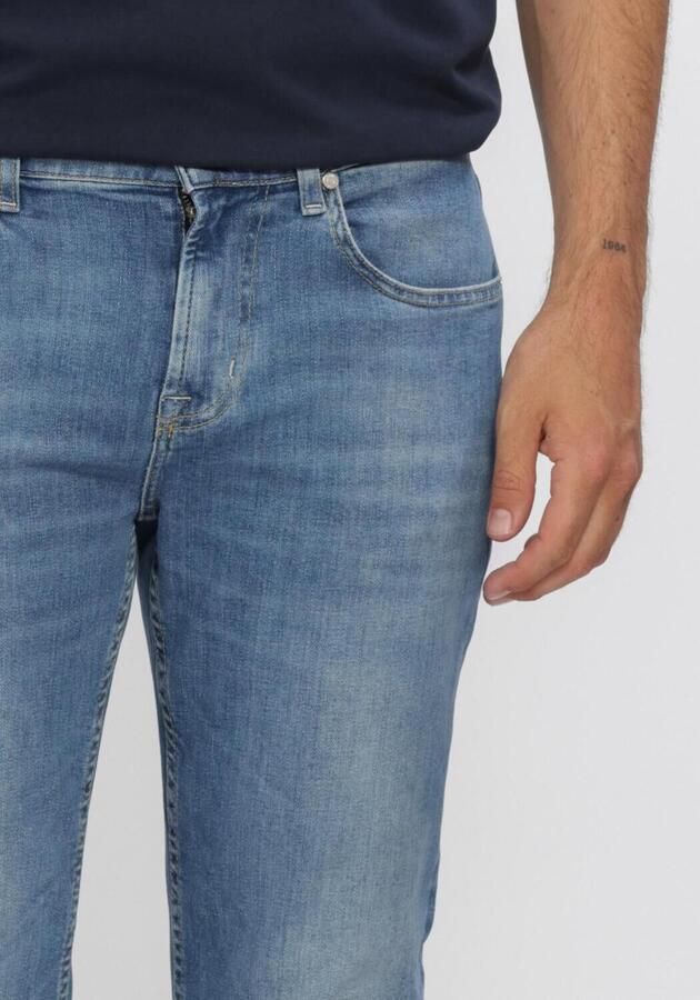 7 FOR ALL MANKIND Heren Jeans Slimmy Tapered Wavefrom Lichtblauw - Foto 3