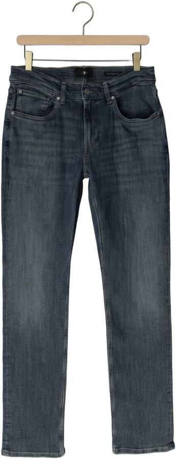7 FOR ALL MANKIND Heren Jeans Straight Blauw - Foto 4