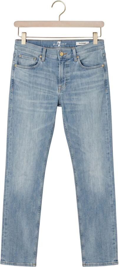 7 FOR ALL MANKIND Heren Jeans The Straight 32" Steelwater Lichtblauw - Foto 4