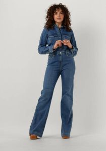 7 for all Mankind Blauwe Jumpsuit Luxe Jumpsuit Wind