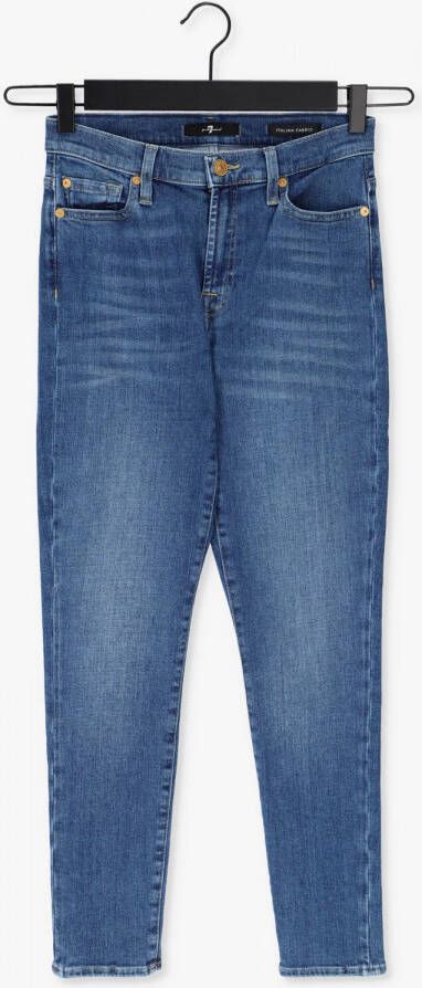 7 For All Mankind Skinny Crop Blauwe Jeans Dames Blue Dames