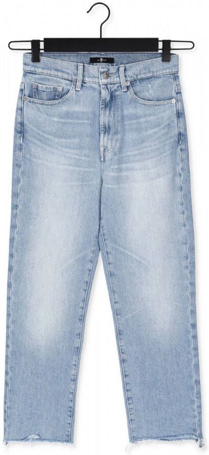 Blauwe 7 for all Mankind Straight Leg Jeans Logan