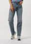 7 for all Mankind Blauwe Straight Leg Jeans Tall Logan Strovepipe Higher With Unrolled Hem - Thumbnail 1