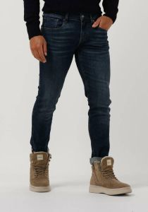7 for all Mankind Donkerblauwe Slim Fit Jeans Slimmy Tapered Stretch Tek Native