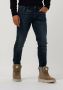 7 for all Mankind Donkerblauwe Slim Fit Jeans Slimmy Tapered Stretch Tek Native - Thumbnail 1
